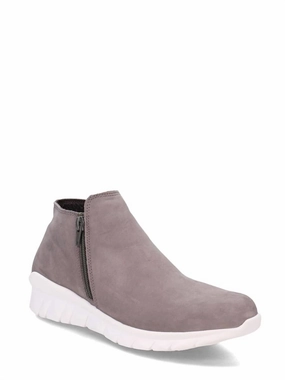 Flexible sole construction Foot Fit Women's Zodiac Sneaker In Smoke Grey