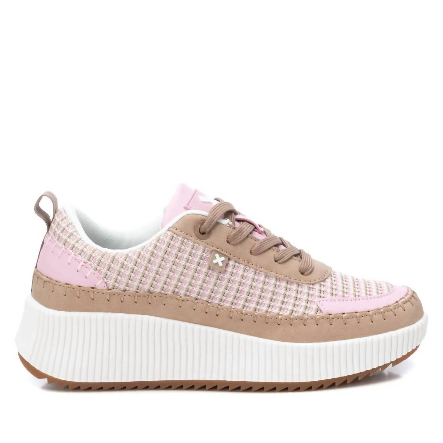Blown Rubber Outsole Women's Technical Modern Sneakers In Nude