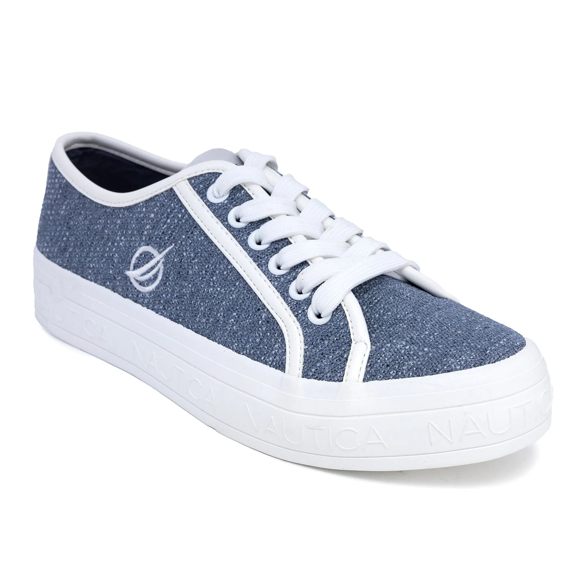 Nautica Womens Lace-Up Sneaker Anti   Fatigue