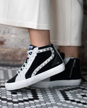 Dormy High Top Sneakers In Black/white Fashion Trends Light Arch