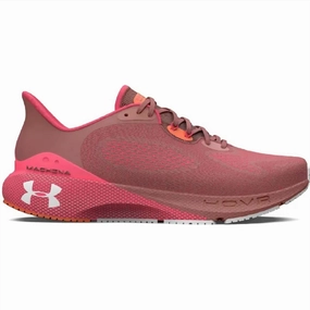 Water Resistant Lining Women's Ua Hovr Machina 3 Running Shoe In Red/pink/rouge