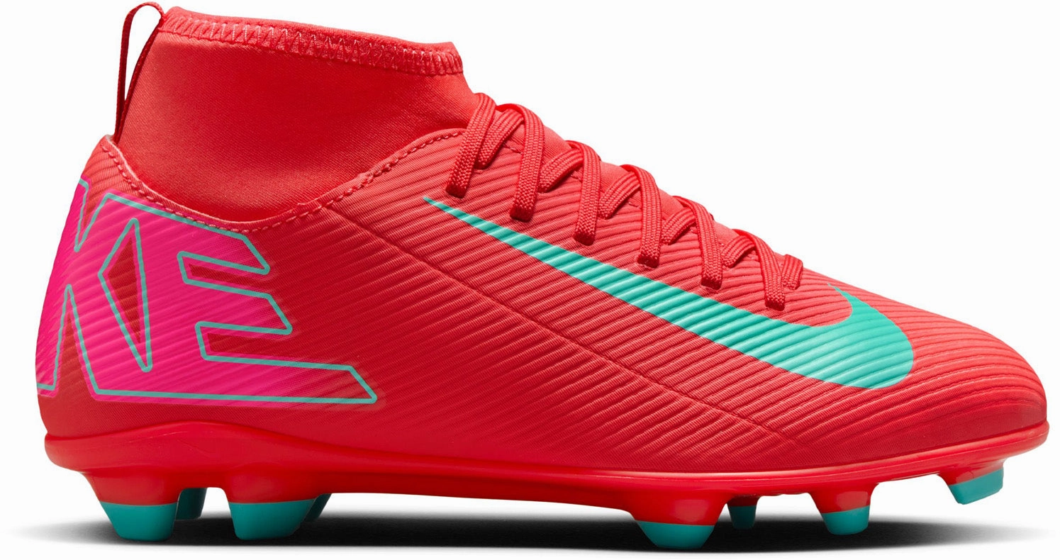Jr. Mercurial Superfly 10 Club Junior's Multi Ground High-Top Football Boots Ventilated Mesh Quick Movements