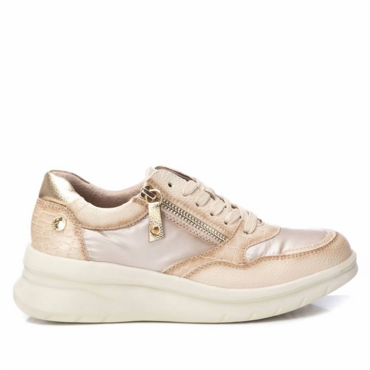 Anti microbial Foam Wrap Women's Trainer Sneakers In Beige