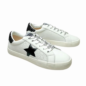 Women's Gadol 28 Sneaker In Black Cracked Metal Stylish Flex Outdoor Activity