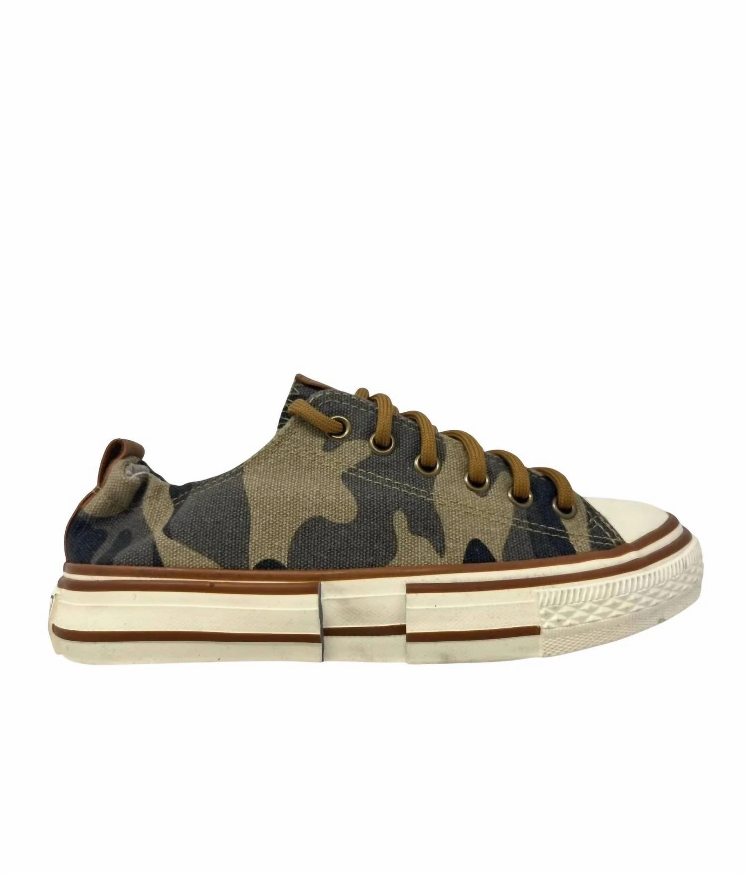 Fitness Lovers Durable Rubber Treads Women's Driana Sneaker In Camo