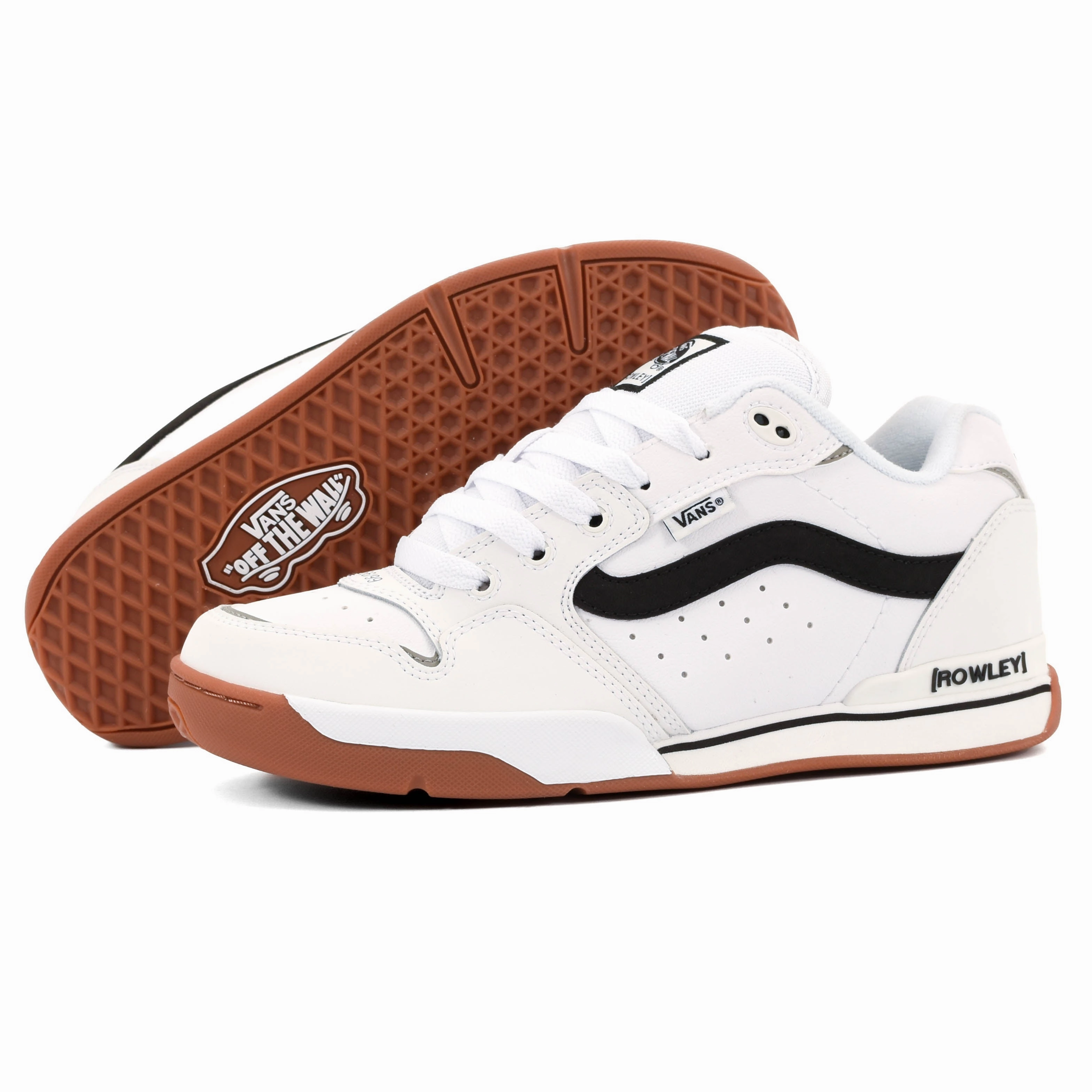 Shock Diffusing Layer Vans - Rowley XLT (White/Black)