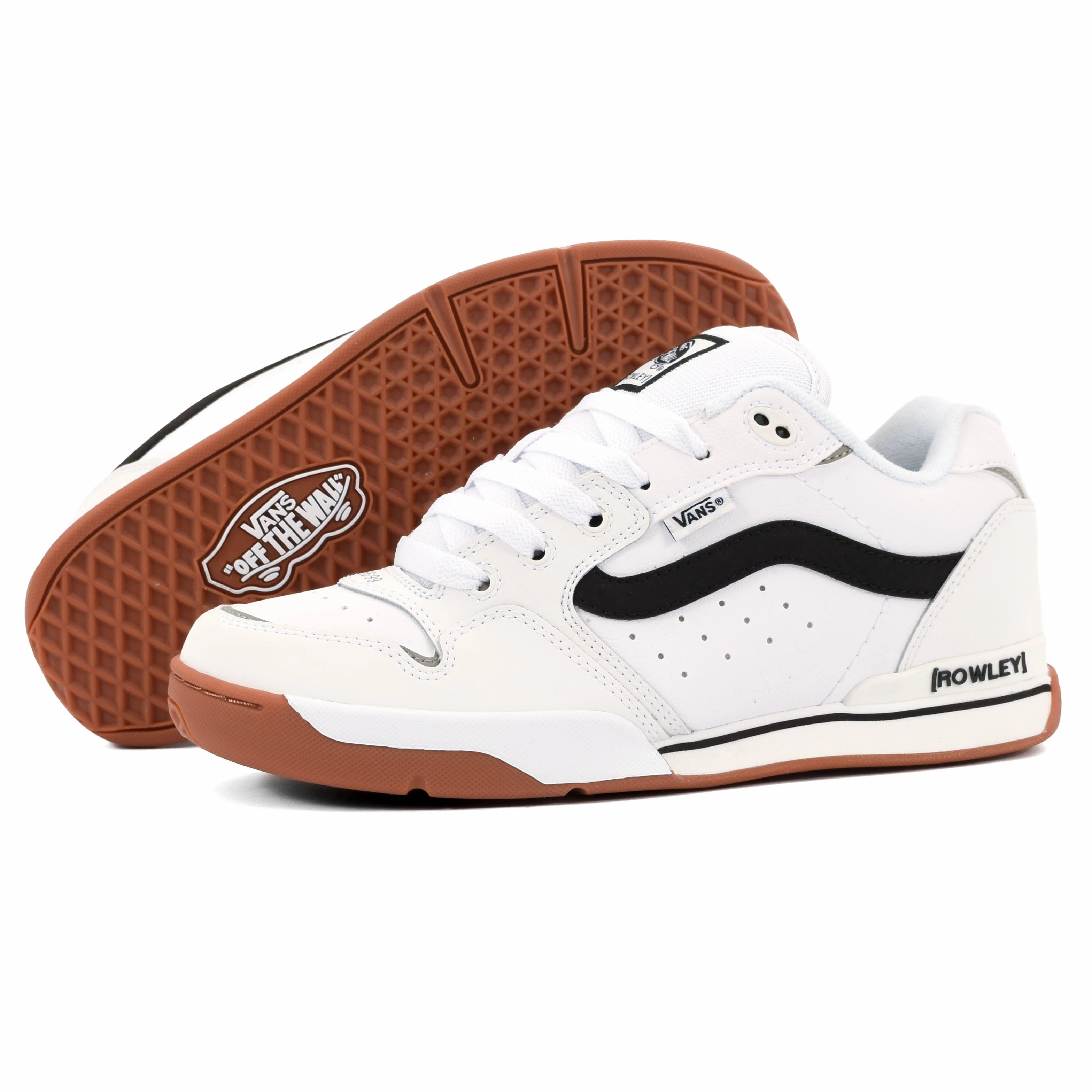 endurance equipment Dual   Density Midsole Vans - Rowley XLT (White/Black)
