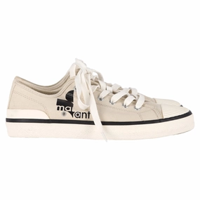 Dual Zone Traction Isabel Marant Binko Trainers In Beige Canvas