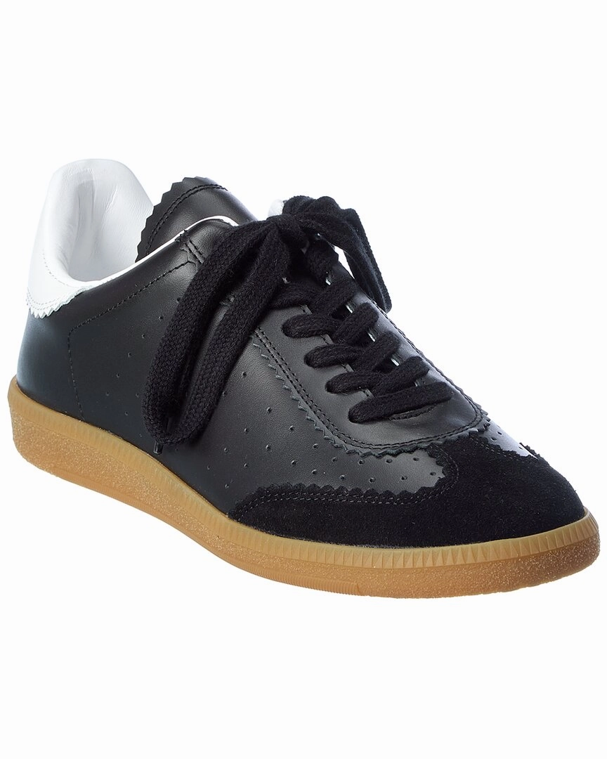 Motion Freedom Breathable mesh construction Isabel Marant Bryce Leather Sneaker