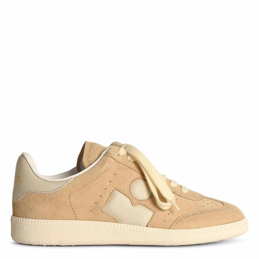 Impact Diffusion Design Isabel Marant Ladies Toffee Suede Logo Sneakers