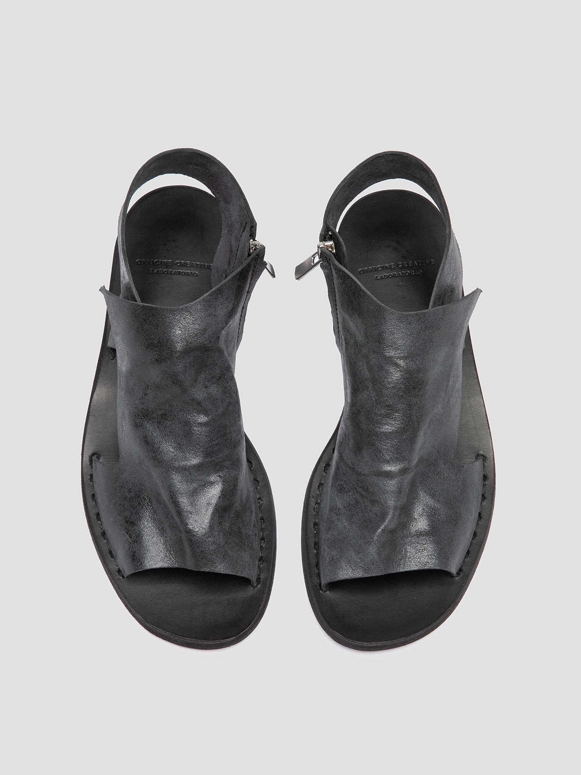 Resort Mood ITACA 033 - Black Leather Sandals