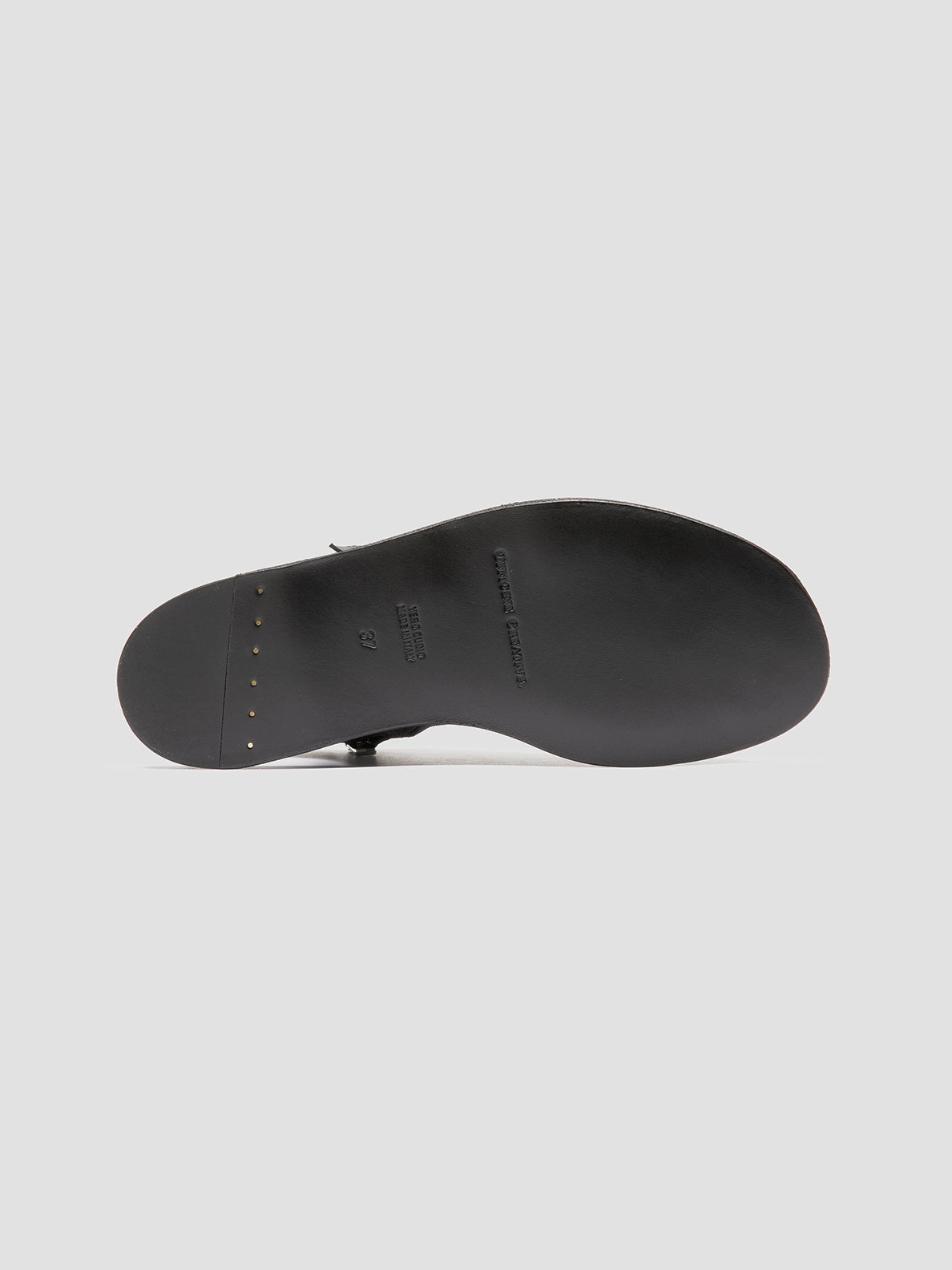 Blister Free Contact Points Open Steps ITACA 033 - Black Leather Sandals