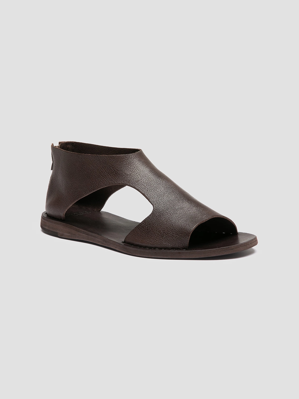 Chic Sandals for Vacation ITACA 047 - Dark Brown Leather Sandals