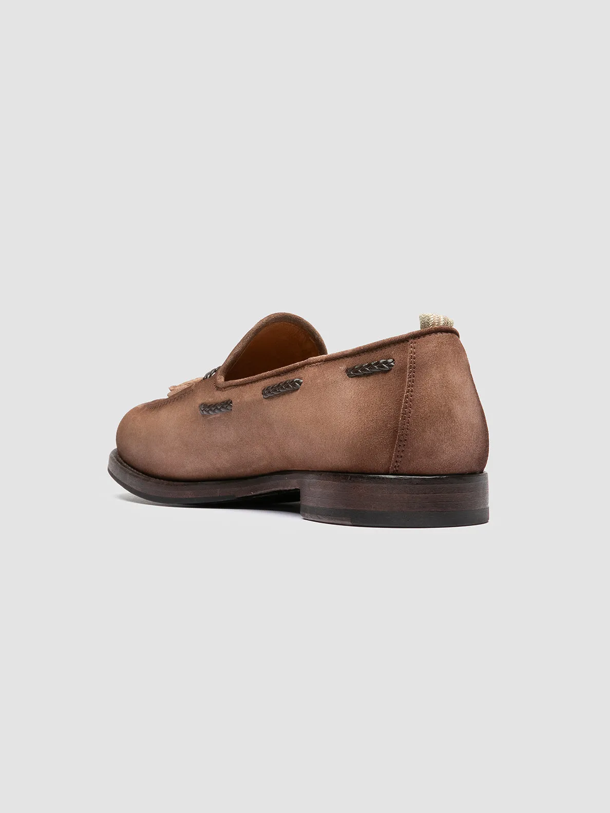 Strong Guard IVIES 002 - Light Brown Suede Tassel Loafers