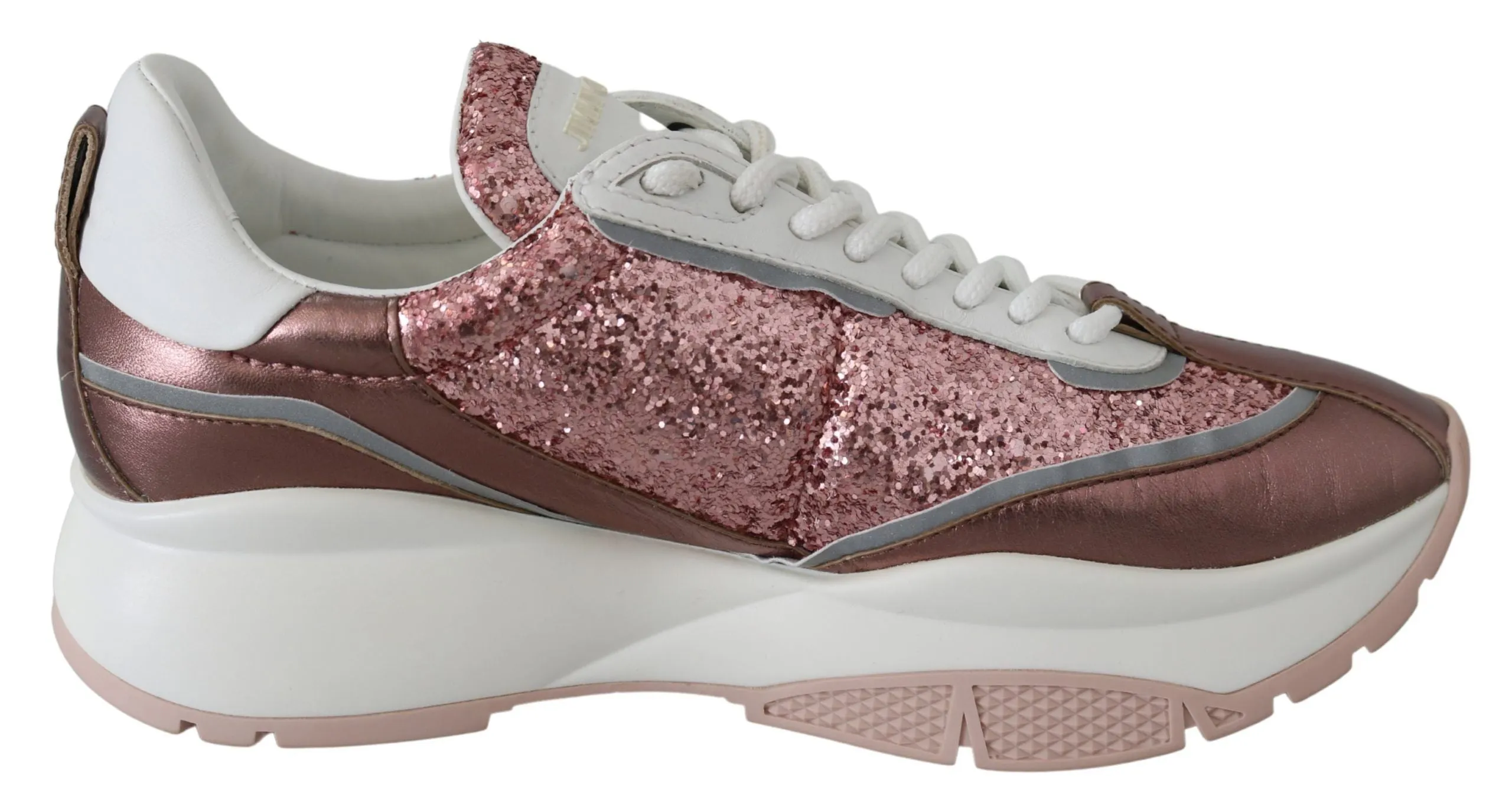 Hydrophobic Fabric Jimmy Choo Candyfloss Glitter Sneaker Women's Euphoria