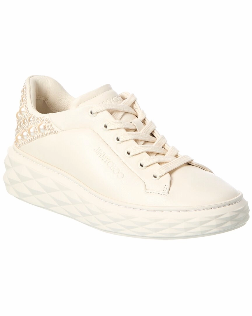 Lifestyle Choice Jimmy Choo Diamond Maxi/F II Leather Sneaker