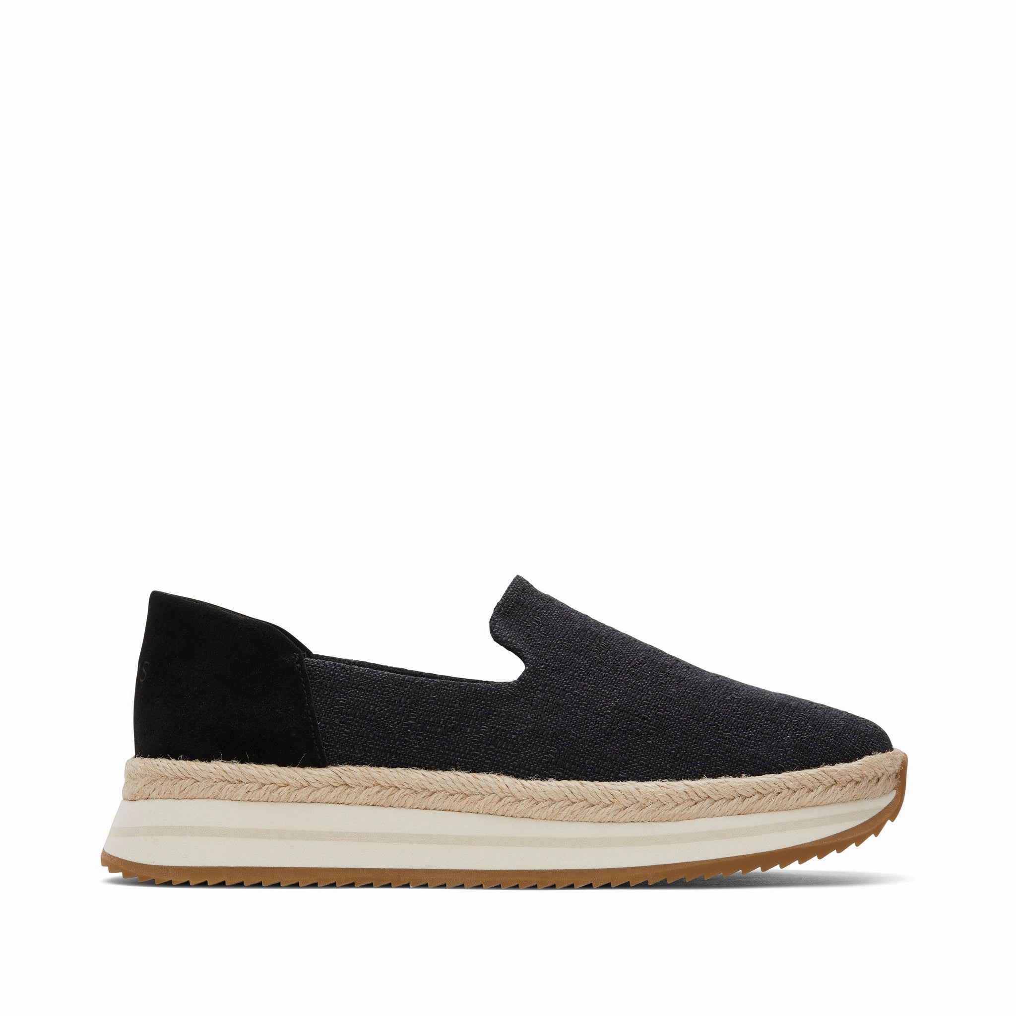 Move Smooth Jocelyn Black Textile Espadrille Sneaker