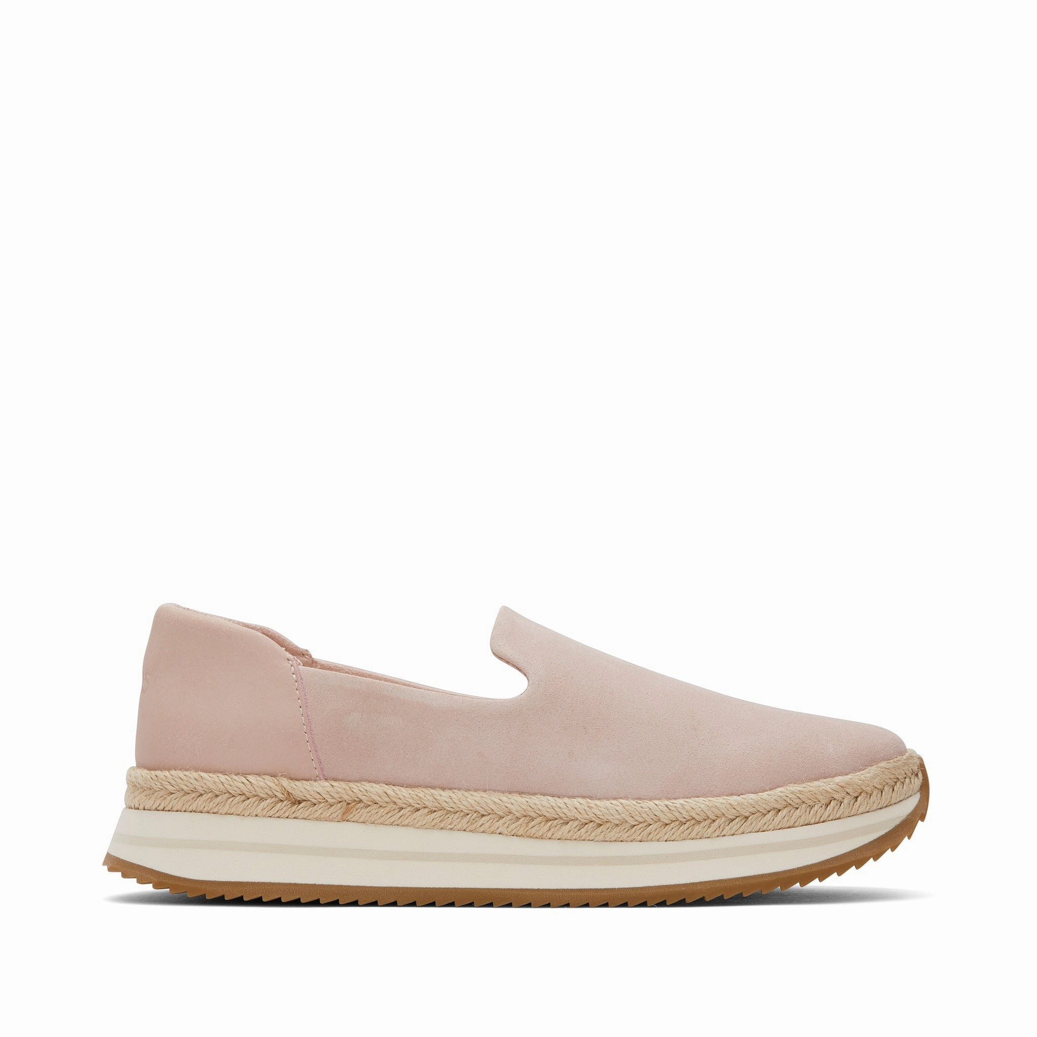 Jocelyn Pink Suede Espadrille Sneaker Ankle friendly