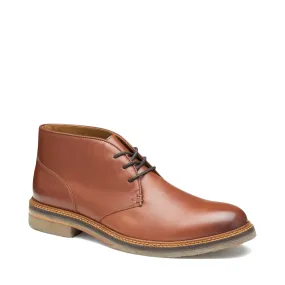 Zero Break In Feel Carefree Day Johnston & Murphy Men's Calder Leather Chukka Boot in Mahogany