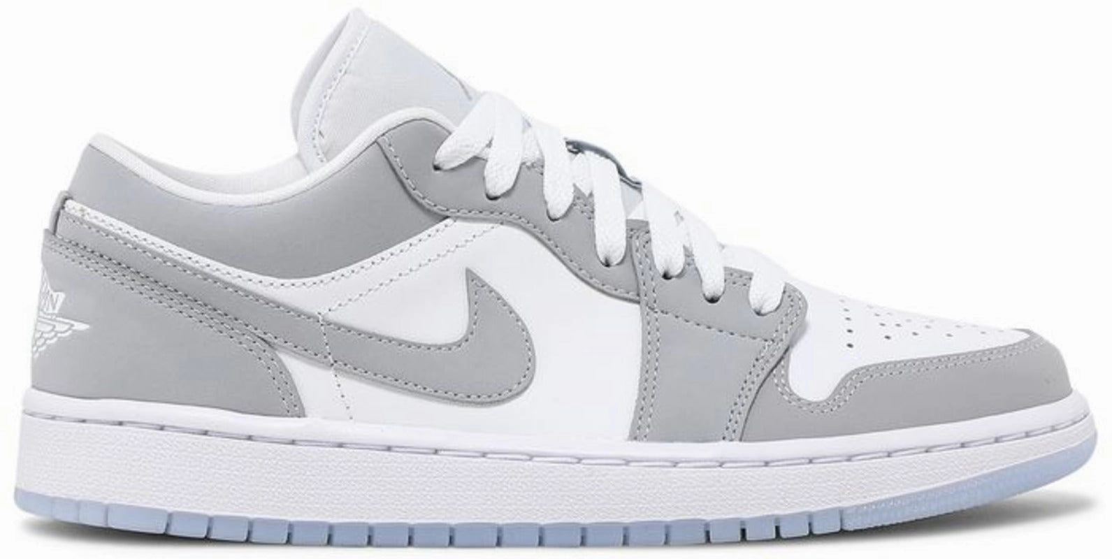 Light Fabric Jordan 1 Low Wolf Grey (Women's)
