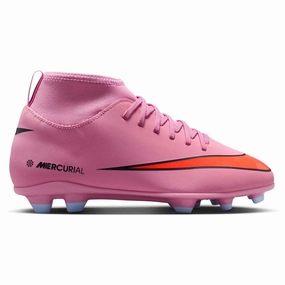 sprint speed Flex grooves Jr. Mercurial Superfly 10 Club Multi Ground High Top Junior's Football Boots