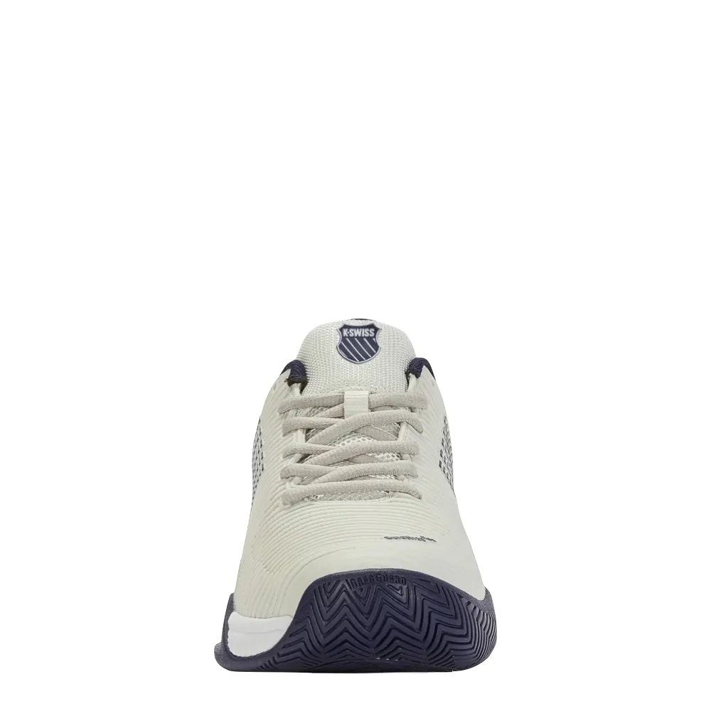 Light Bounce Air Soft K-Swiss Men's Hypercourt Express 2 Sneaker in Vaporous Gray/White/Peacoat