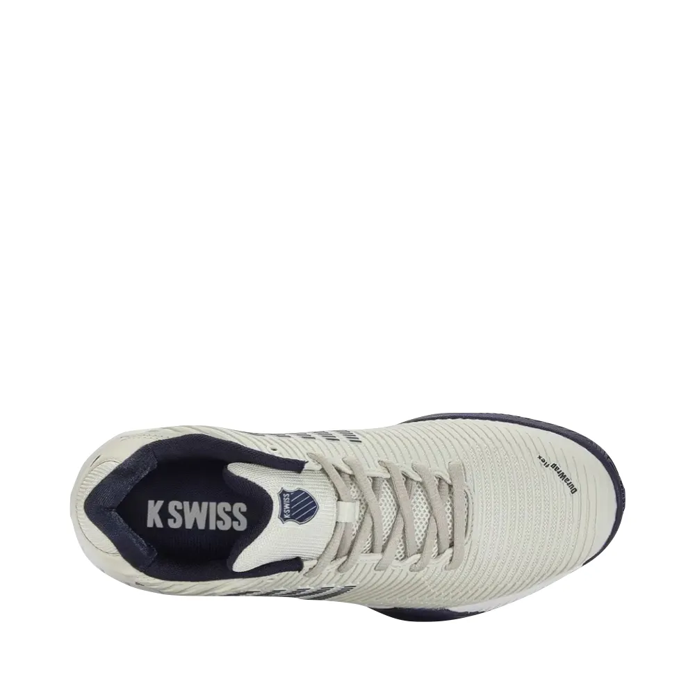 Cushioned Cushioned Walk K-Swiss Men's Hypercourt Express 2 Sneaker in Vaporous Gray/White/Peacoat