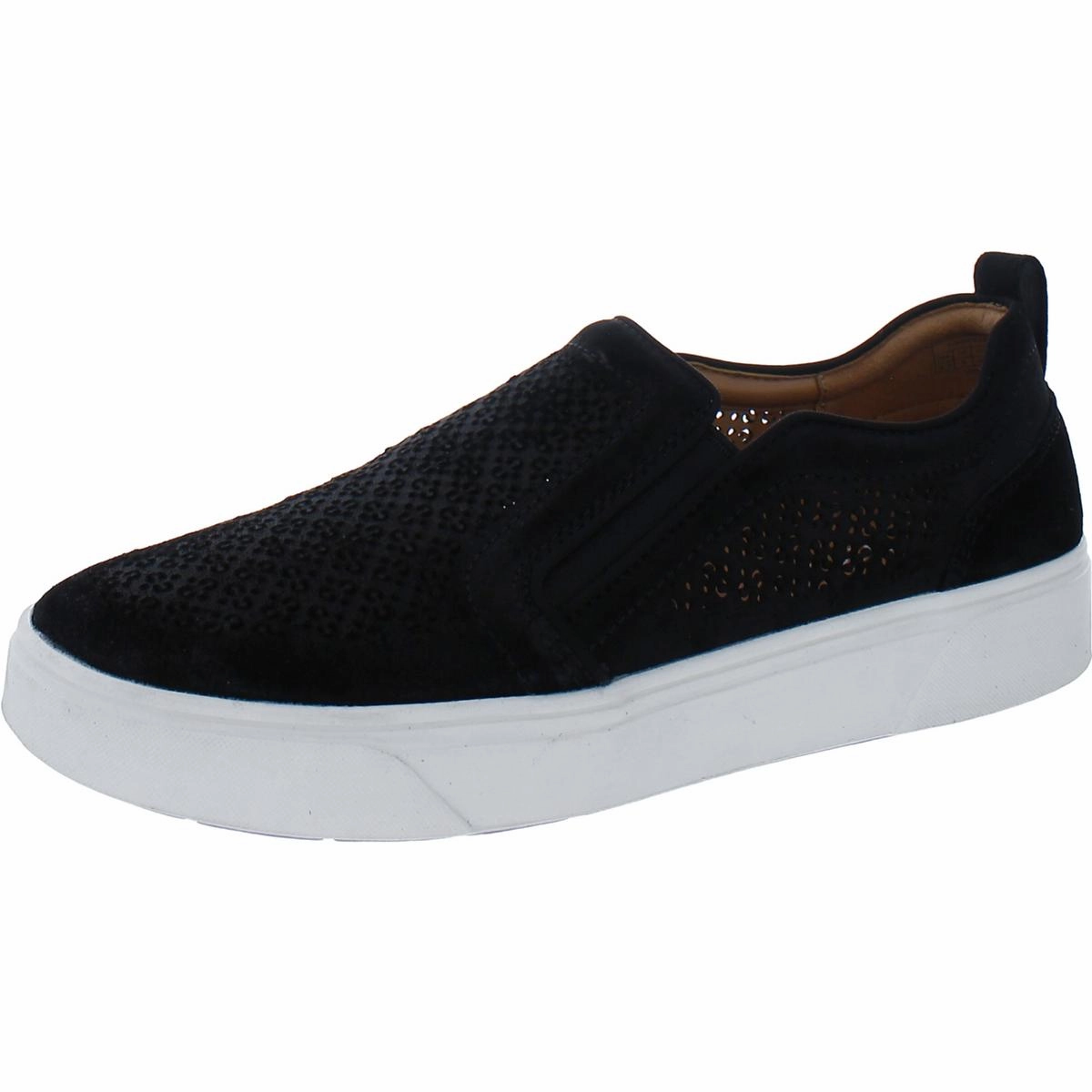 Cushion Footbed Kimmie Womens Suede Slip On Casual and Fashion Sneakers