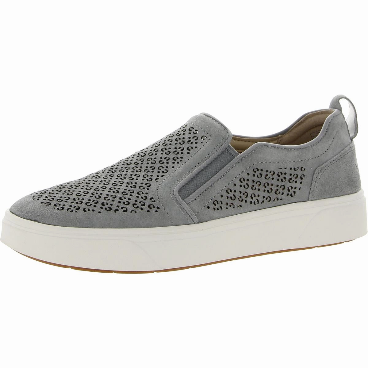 Contoured Athletic Apparel Kimmie Womens Suede Slip On Casual and Fashion Sneakers