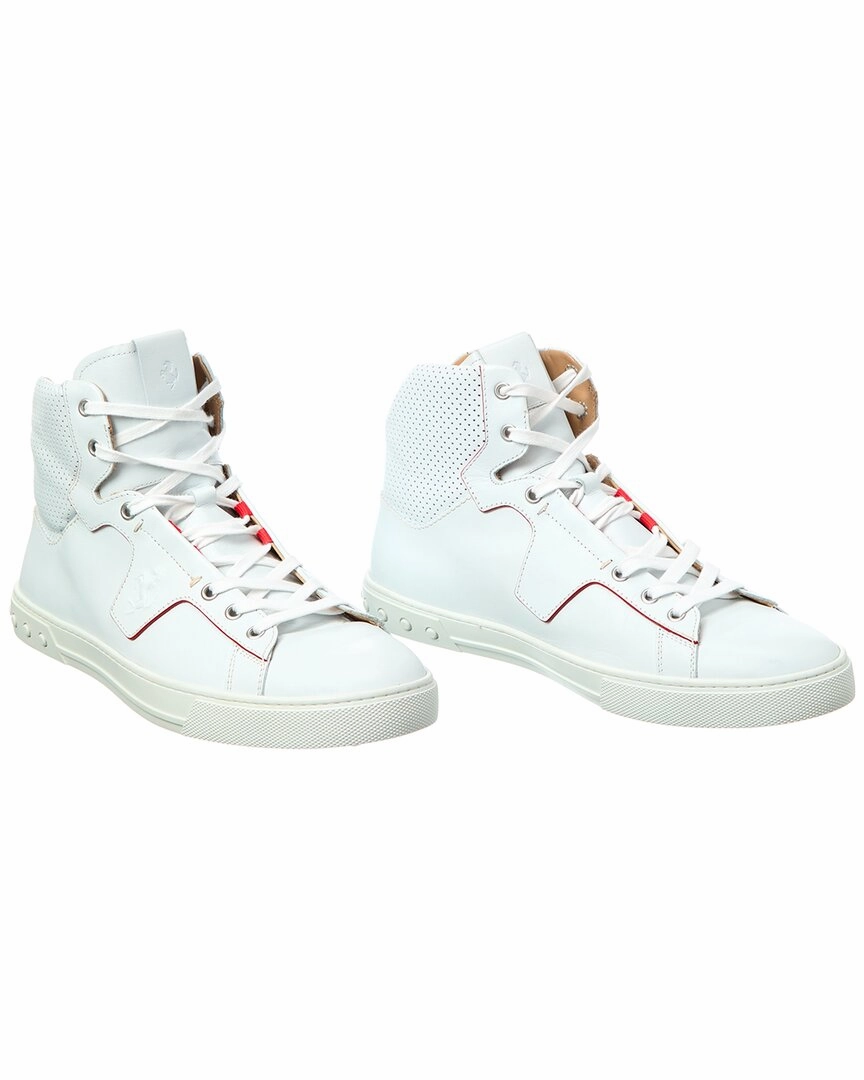 TOD??s x Ferrari Leather Sneaker (Authentic Pre-Loved) Stability Heel Walking Comfort