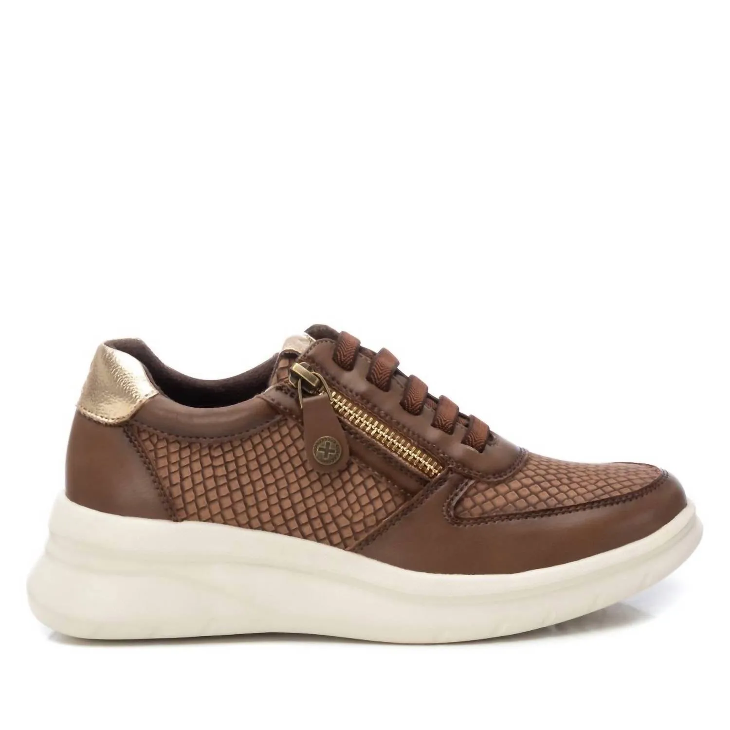 Women's Casual Sneakers In Taupe Move Natural Ortholite Insulation