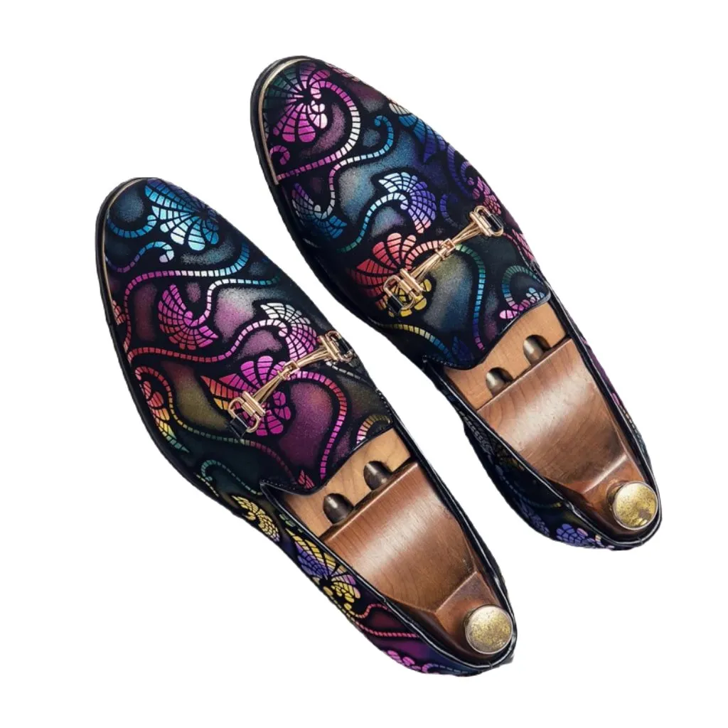 La festa - Unique Colored Loafers For Men Structured Feel