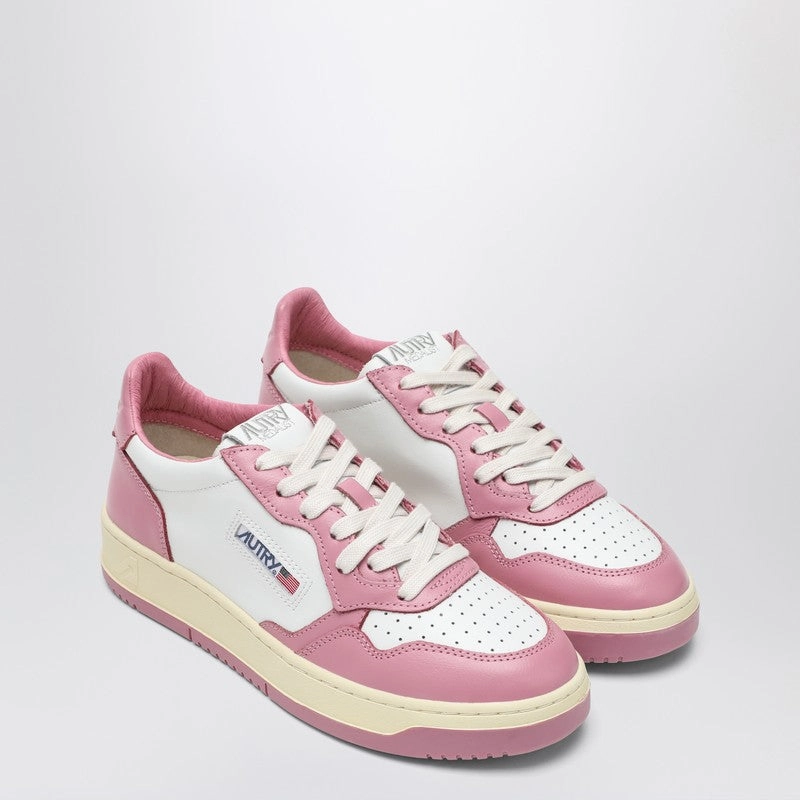 Lace   Up Style Comfort Upper Material Autry Women's /pink Medalist Sneakers