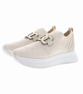 Phylon Midsole Construction Women's Simone Sneakers In Sand/platino