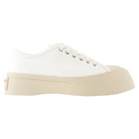 Recycled materials Laced Up Sneakers - Marni - Leather - White