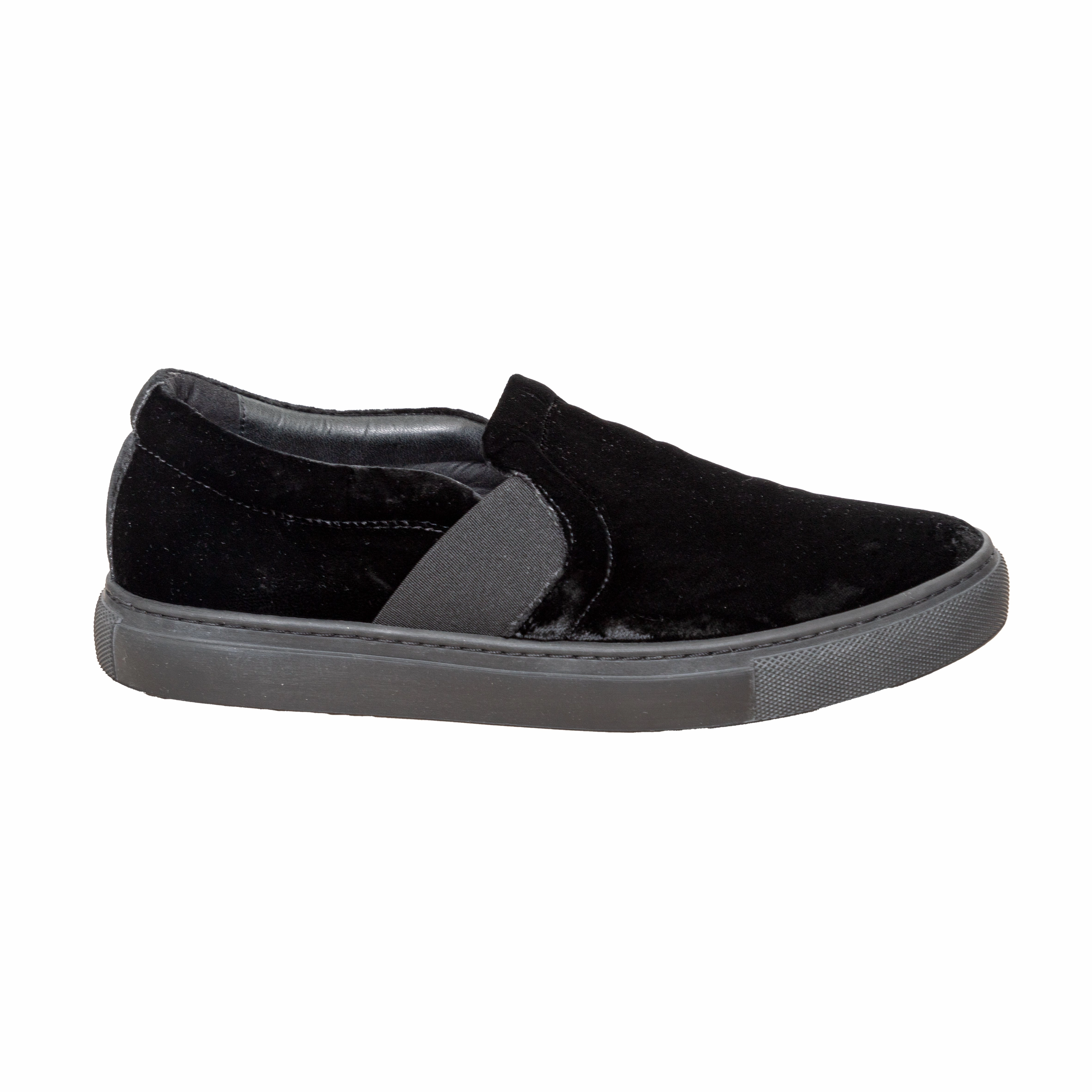 Foot alignment Lanvin Velvet Slip-on Sneakers - '10s