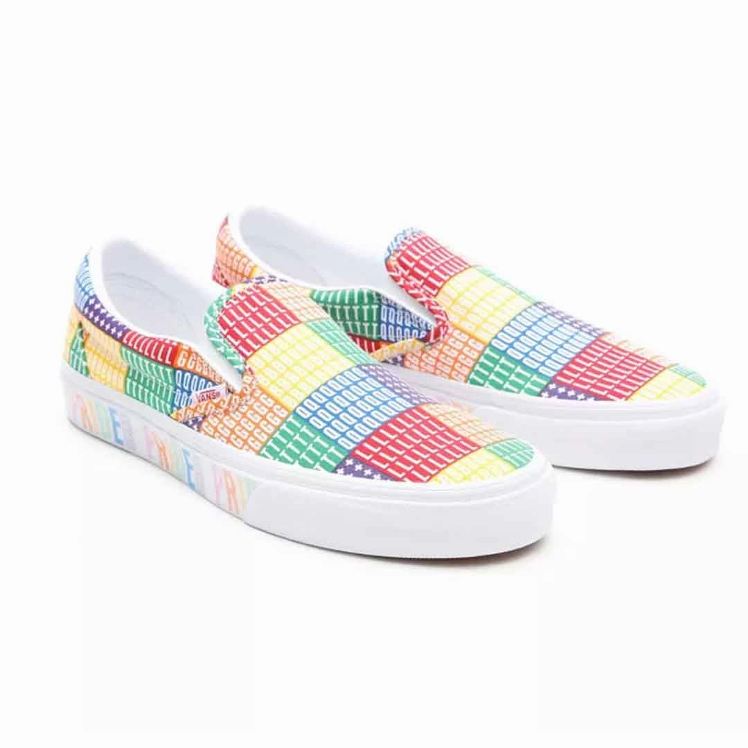 Vans - Unisex Pride Classic Slip On Shoes (33TB3WJ) Comfortable Style Support Zone