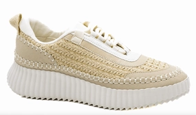 Heel Crash Pads Cork Adventure Sneaker In Beige