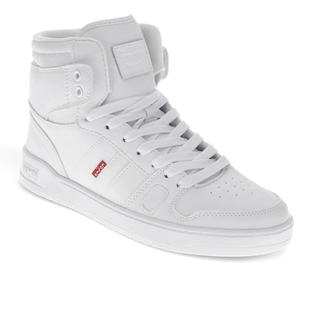 Modern Silhouette Agile Motion Levi's Womens BB Hi Perf UL Synthetic Leather Casual Lace Up Sneaker Shoe