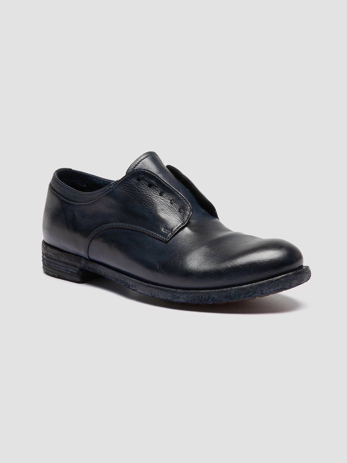 Easy to Wear Evening Formal LEXIKON 012 - Blue Leather Derby Shoes