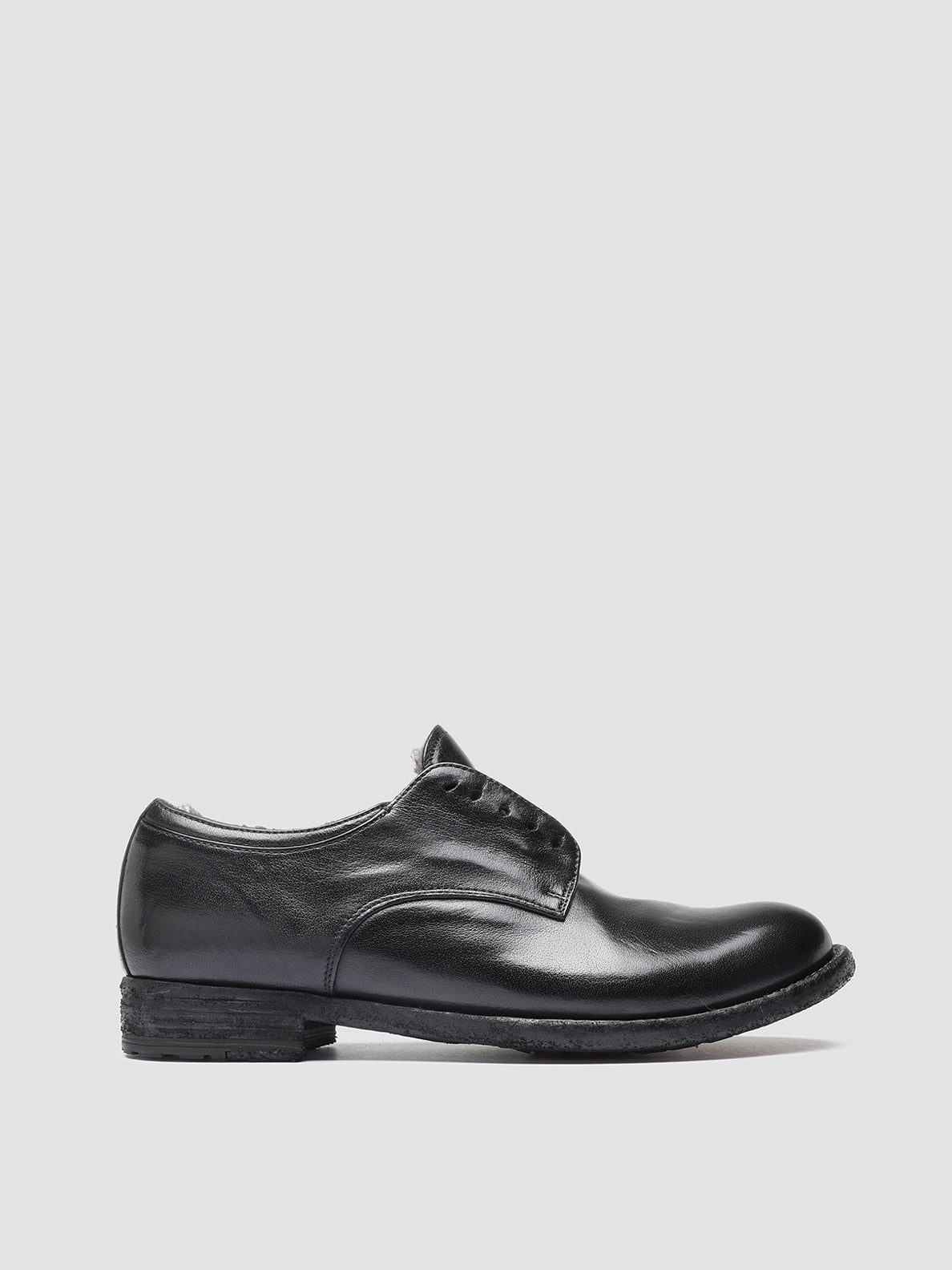 Detail Shade LEXIKON 102 - Black Leather Derby Shoes