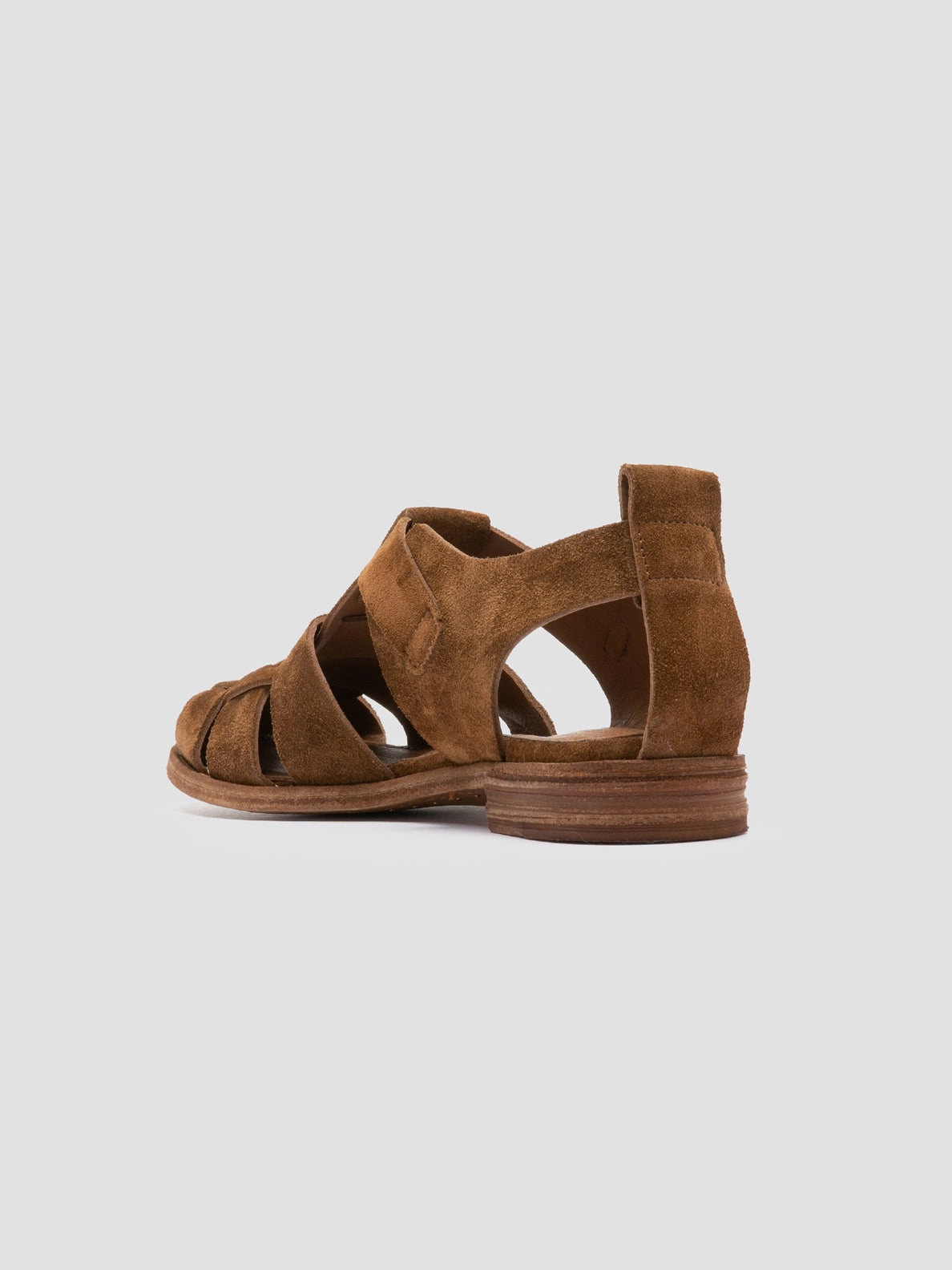 Seamless construction LEXIKON 536 - Brown Suede Sandals