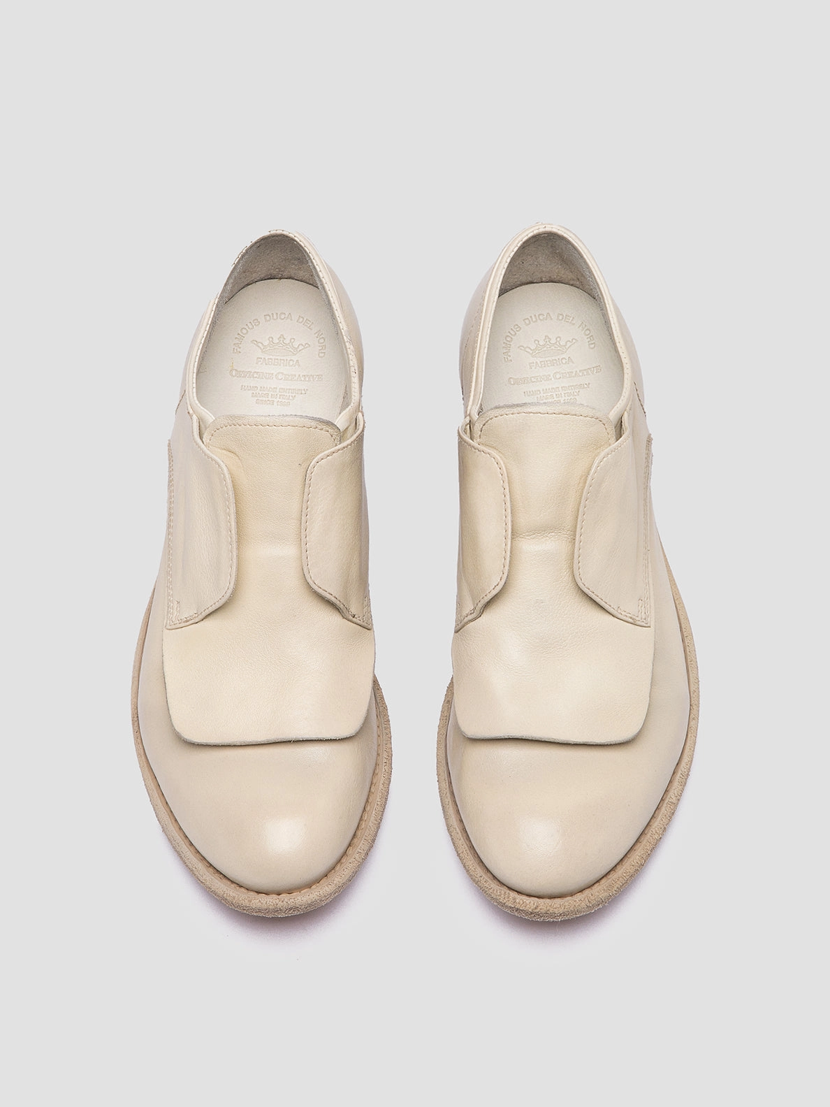 Walk Shade Clean Shape LEXIKON 550 - White Leather Derby Shoes