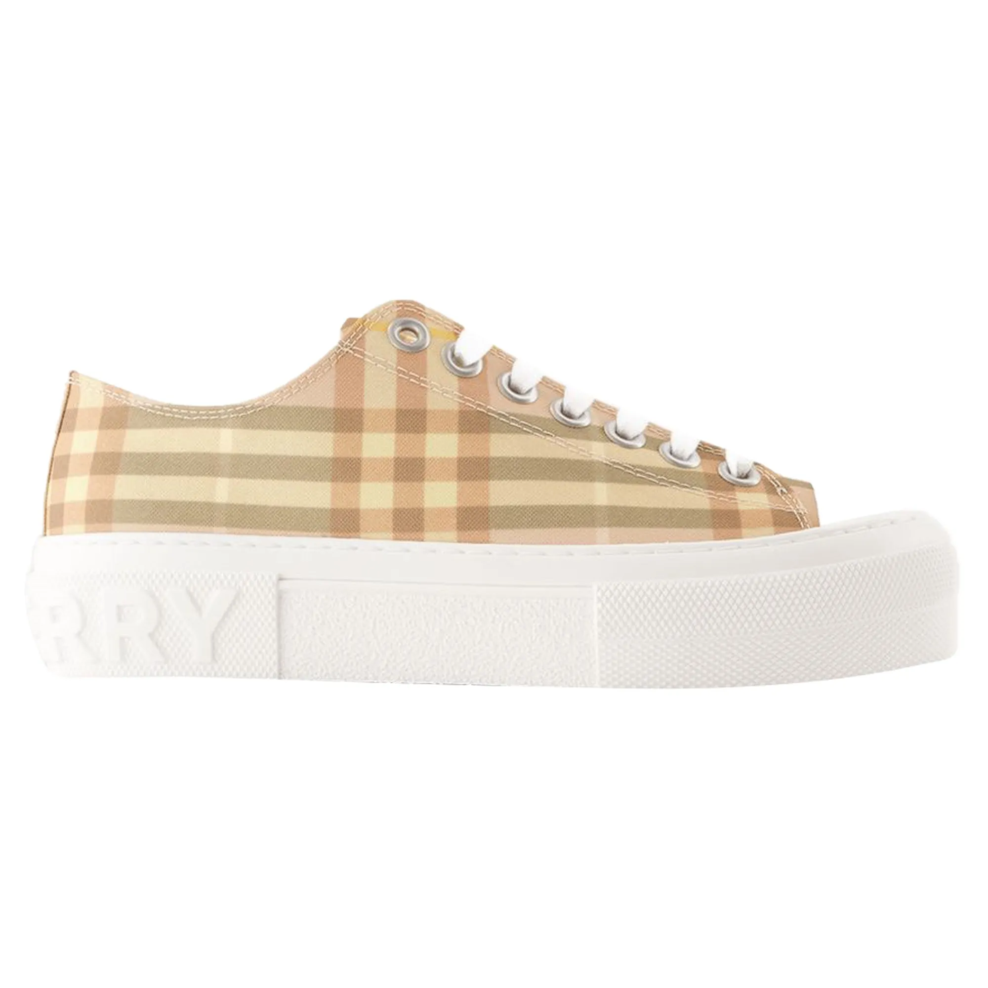 No Squeeze Lf Jack Low Sneakers - Burberry - Synthetic - Beige