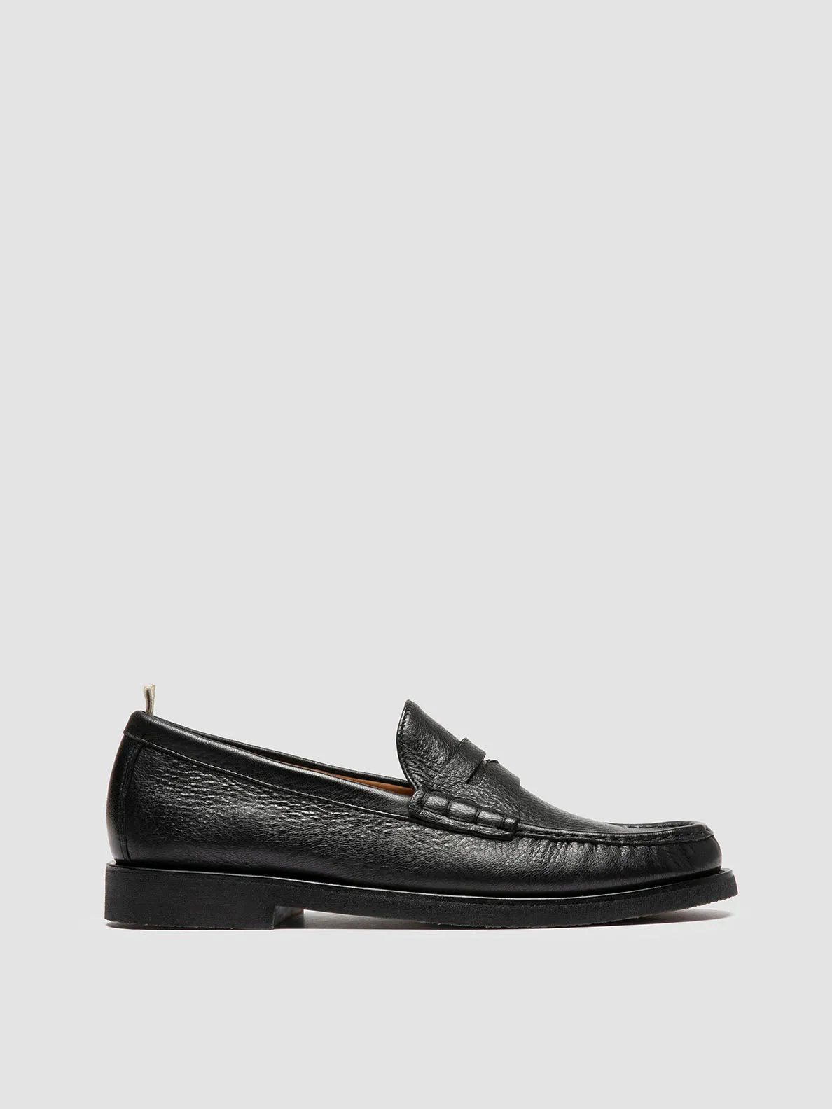 BALFRON FLEXI 001 - Black Leather Penny Loafers Versatile Pair