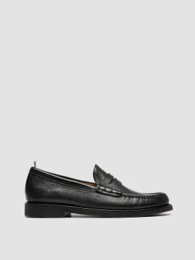 BALFRON FLEXI 001 - Black Leather Penny Loafers Versatile Pair