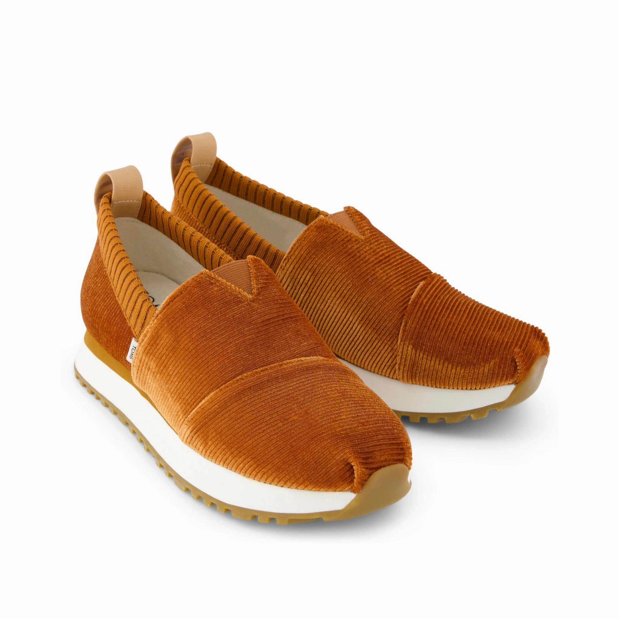 Alpargata Resident 2.0 Brown Corduroy Sneaker Recycled Polyester Fabric Agile Fit