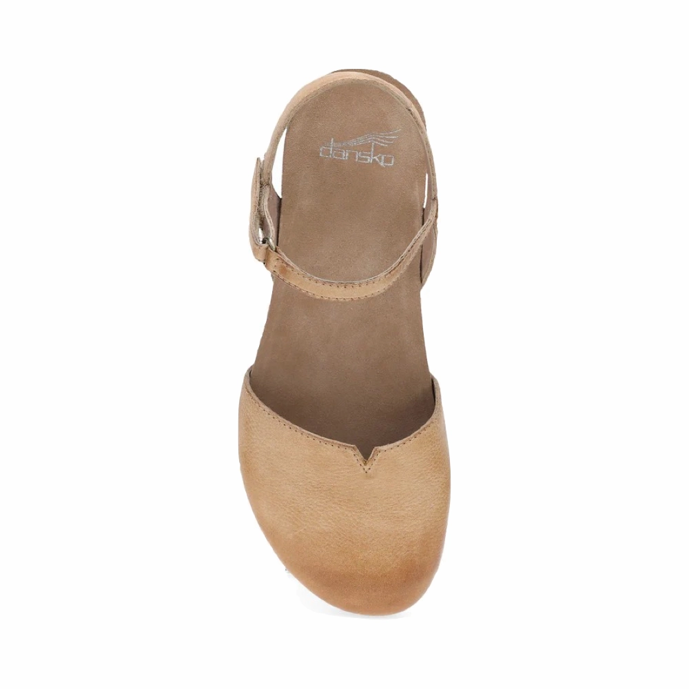 Modern Movement Daily Favorite Dansko Women's Rowan Closed Toe Sandal in Honey Tan