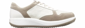 Women's Britt Casual Sneakers In Beige White High Fashion