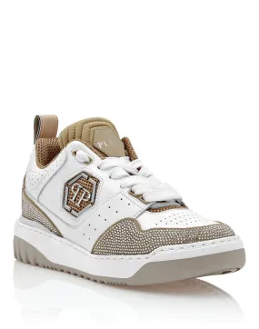 Microfiber Insole Impact-absorbing durability Lo-top Sneakers Titan $lam